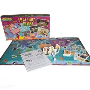 Vtg Nickelodeon The Wild Thornberrys Snapshot Safari Board Game 100% Complete
